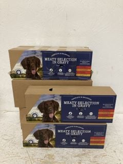 QTY OF MEATY SELECTION DOG FOOD (BBE 20/02/26)