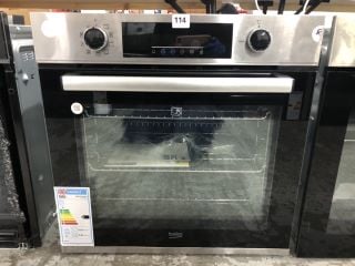 BEKO BUILT-IN SINGLE OVEN MODEL: BBIE22300XFP- RRP.£289 (EX-DISPLAY)