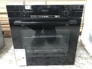 BOSCH BUILT-IN SINGLE OVEN MODEL: HRS534BB0B - RRP.£399 (EX-DISPLAY)