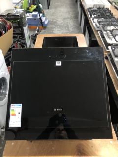 BOSCH BLACK GLASS COOKER HOOD MODEL: DWK67CM60B - RRP.£689 (EX-DISPLAY)