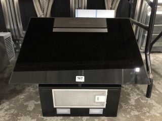 NEFF BLACK GLASS COOKER HOOD MODEL: D65IEE1S0B - RRP.£499 (EX-DISPLAY)