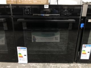 BOSCH BUILT-IN SINGLE OVEN MODEL: HBS534BB0B - RRP.£399 (EX-DISPLAY)