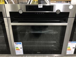 AEG BUILT-IN SINGLE OVEN MODEL:BCE556060M - RRP.£599 (EX-DISPLAY)