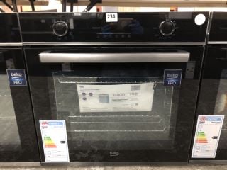 BEKO BUILT-IN SINGLE OVEN MODEL: BBXIM17300DX - RRP.£319 (EX-DISPLAY)