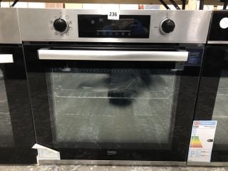 BEKO BUILT-IN SINGLE OVEN MODEL: BBIE22300XFP- RRP.£289 (EX-DISPLAY)