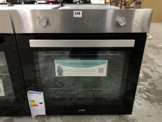 LOGIK BUILT-IN SINGLE OVEN MODEL: LBFANX23 - RRP.£159 (EX-DISPLAY)