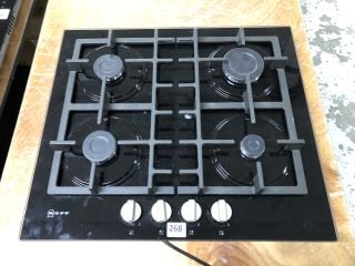 NEFF FOUR BURNER GAS HOB MODEL: T26CB49S0 - RRP.£429 (EX-DISPLAY)