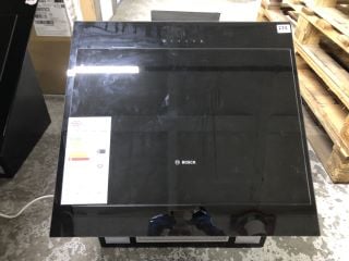 BOSCH BLACK GLASS COOKER HOOD MODEL: DWK67CM60B - RRP.£689 (EX-DISPLAY)