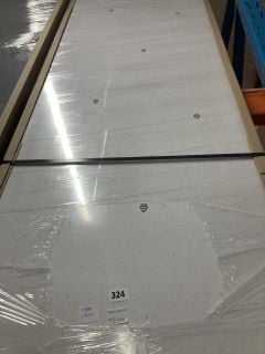 CRYSTAL WHITE WORKTOP - APPROX: 3000 X 605 X 22 - RRP.£838 (COLLECTION ONLY)