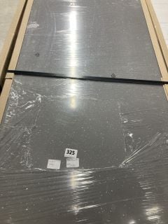 CRYSTAL GREY WORKTOP - APPROX: 3000 X 602 X 38 - RRP.£651 (COLLECTION ONLY)