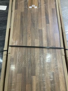 WALNUT BLOCK EFFECT WORKTOP - APPROX: 3050 X 600 X 38 - RRP.£260 (COLLECTION ONLY)