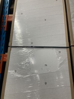 CRYSTAL WHITE WORKTOP - APPROX: 3000 X 605 X 38 - RRP.£651 (COLLECTION ONLY)