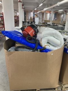 PALLET OF VARIOUS ITEMS INC. HENRY VACUUM CLEANER