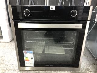 GRUNDIG BUILT-IN SINGLE OVEN MODEL: GEBM19300XC - RRP.£229 (EX-DISPLAY)