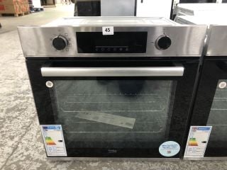 BEKO BUILT-IN SINGLE OVEN MODEL: BBIE22300XFP- RRP.£289 (EX-DISPLAY)