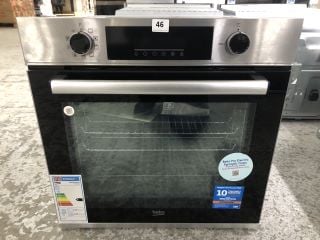 BEKO BUILT-IN SINGLE OVEN MODEL: BBIE22300XFP- RRP.£289 (EX-DISPLAY)