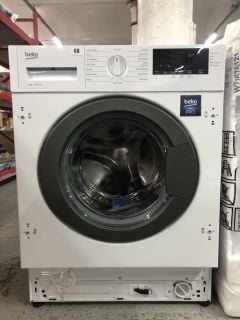 BEKO INTEGRATED 8KG WASHING MACHINE MODEL: WTIK84121 - RRP.£299 (EX-DISPLAY)