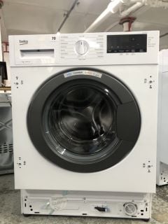 BEKO INTEGRATED 7KG WASHING MACHINE MODEL: WTIK76121 - RRP.£399 (EX-DISPLAY)