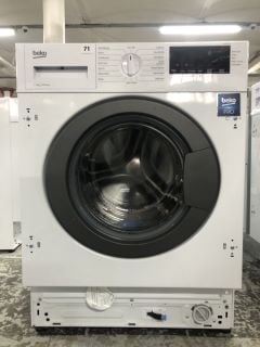 BEKO INTEGRATED 7KG WASHING MACHINE MODEL: WTIK76121 - RRP.£399 (EX-DISPLAY)