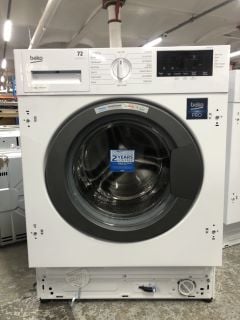 BEKO INTEGRATED 7KG WASHING MACHINE MODEL: WTIK76121 - RRP.£399 (EX-DISPLAY)