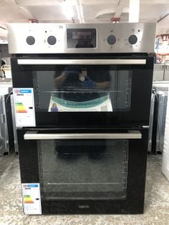 ZANUSSI BUILT-IN DOUBLE OVEN MODEL: ZKHNL3X1 - RRP.£399 (EX-DISPLAY)