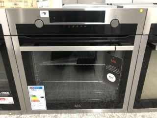 AEG BUILT-IN SINGLE OVEN MODEL: BCE556060M - RRP.£599 (EX-DISPLAY)