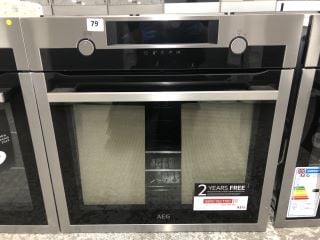 AEG BUILT-IN SINGLE OVEN MODEL: BCE556060M - RRP.£599 (EX-DISPLAY)