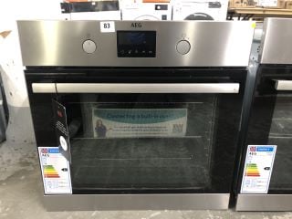 AEG BUILT-IN SINGLE OVEN MODEL: BPS356061M - RRP.£649 (EX-DISPLAY)