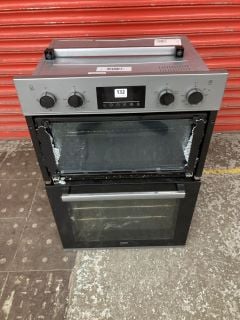 BEKO DOUBLE ELECTRIC OVEN MODEL BBXDF22300S (SMASHED GLASS) RRP £349