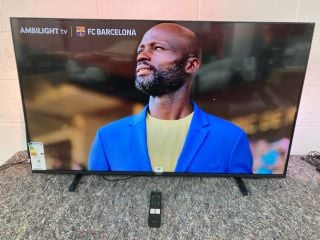 PHILIPS 50" 4K TV MODEL: 50PUS8079/12 (WITH BOX, WITH REMOTE, WITH STAND) RRP £349