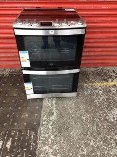 AEG DOUBLE ELECTRIC COOKER MODEL CIS6742ECM RRP £548