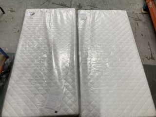 2 X COT BED MATTRESSES