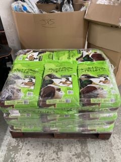 PALLET OF DUCK AND GOOSE PELLETS