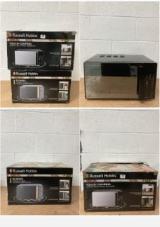 2 X RUSSELL HOBBS MICROWAVE OVENS