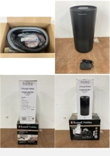 RUSSELL HOBBS CONPACT XS CYLINDER VACUUM CLEANER AND A RUSSELL HOBBS CLEAN AIR PRO AIR PURIFIER