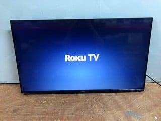 JVC 40" LED SMART FHD ROKU TV MODEL: LT-40CR330 (POWERS ON)