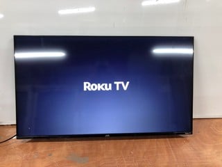 JVC 40" LED SMART FHD ROKU TV MODEL: LT-40CR330 (POWERS ON)