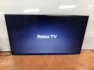 JVC 40" LED SMART FHD ROKU TV MODEL: LT-40CR330 (POWERS ON)