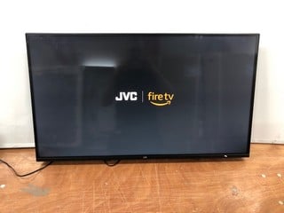 JVC 40" LED SMART FHD ROKU TV MODEL: LT-40CR330 (POWERS ON)