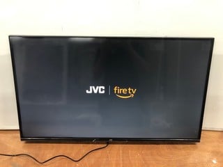 JVC 40" LED SMART FHD ROKU TV MODEL: LT-40CR330 (POWERS ON)