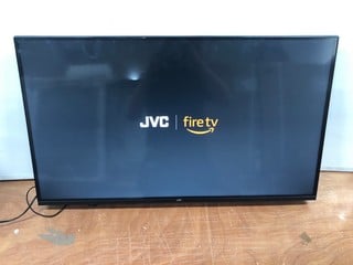 JVC 40" LED SMART FHD ROKU TV MODEL: LT-40CR330 (POWERS ON)