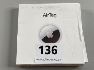 APPLE AIRTAG TRACKING DEVICE IN WHITE: MODEL NO A2187 (WITH BOX)  [JPTN41620]