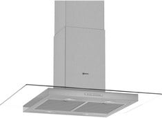 NEFF N50 ISLAND COOKER HOOD 90CM CLEAR GLASS MODEL: I95GBE2N0B RRP: £1,099 (IN PACKAGING)