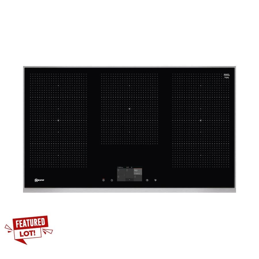 NEFF N90 90CM WIDE 5 ZONE INDUCTION HOB - BLACK MODEL: T59TF6RN0 RRP: £1,799 (IN PACKAGING)