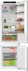 BOSCH SERIES 2 194CM HIGH 70/30 INTEGRATED FRIDGE FREEZER WITH SLIDING DOOR FIXING KIT MODEL: KIN96NSE0 RRP: £929 (IN PACKAGING)