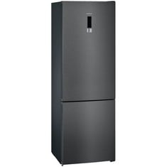 SIEMENS IQ300 FREESTANDING 70/30 FRIDGE FREEZER, BLACK MODEL: KG49NXXDF  RRP: £1,099 (IN PACKAGING)