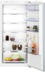 NEFF N 50 INTEGRATED UNDER COUNTER FRIDGE - FIXED DOOR FIXING KIT - STAINLESS STEEL MODEL: KI1212FE0G RRP: £499 (POWERS ON)