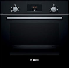 BOSCH SERIES 2 BUILT IN ELECTRIC SINGLE OVEN - BLACK MODEL: HHF113BA0B RRP: £349