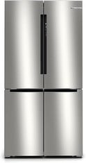 BOSCH SERIES 4 FROST FREE AMERICAN FRIDGE FREEZER - STAINLESS STEEL EFFECT MODEL: KFN96VPEAG RRP: £1,399 (POWERS ON)