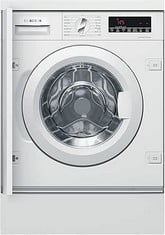 BOSCH SERIES 6 INTEGRATED 8KG WASHING MACHINE WITH 1400 RPM - WHITE MODEL: WIW28302GB RRP: £799 (POWERS ON)